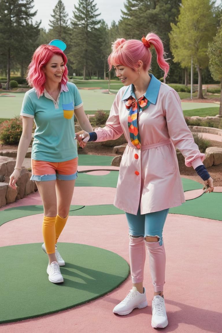 Photify AI prompt preview for Mini-golf Date pack - 240 - 2025-08-30T01:12:57.818Z