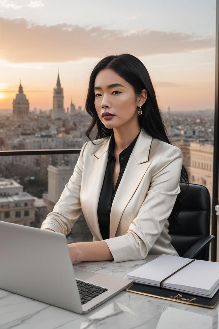 Photify AI prompt preview for Luxury Woman 🥂 pack - 240 - 2025-05-09T08:32:56.090Z