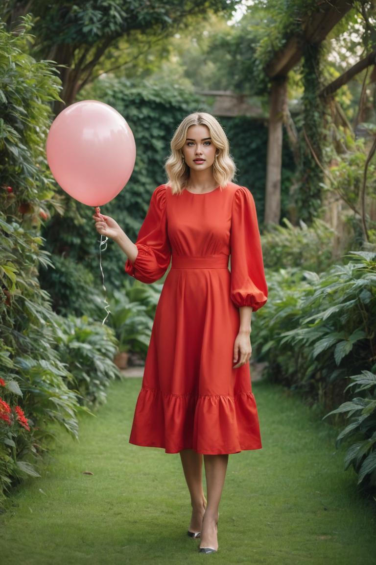 Photify AI prompt preview for Balloon Sleeve Hand Frock pack - 240 - 2025-04-24T17:18:26.965Z