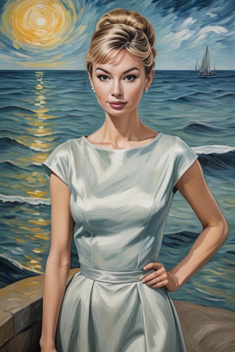 Photify AI prompt preview for Audrey Hepburn 📽️ pack - 240 - 2025-04-26T17:45:26.916Z