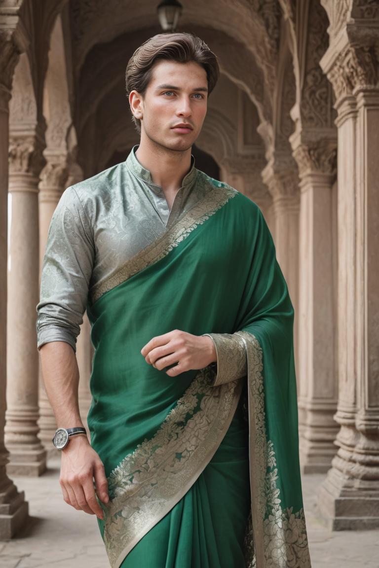 Photify AI prompt preview for Saree Glam pack - 240 - 2025-04-28T02:35:43.916Z