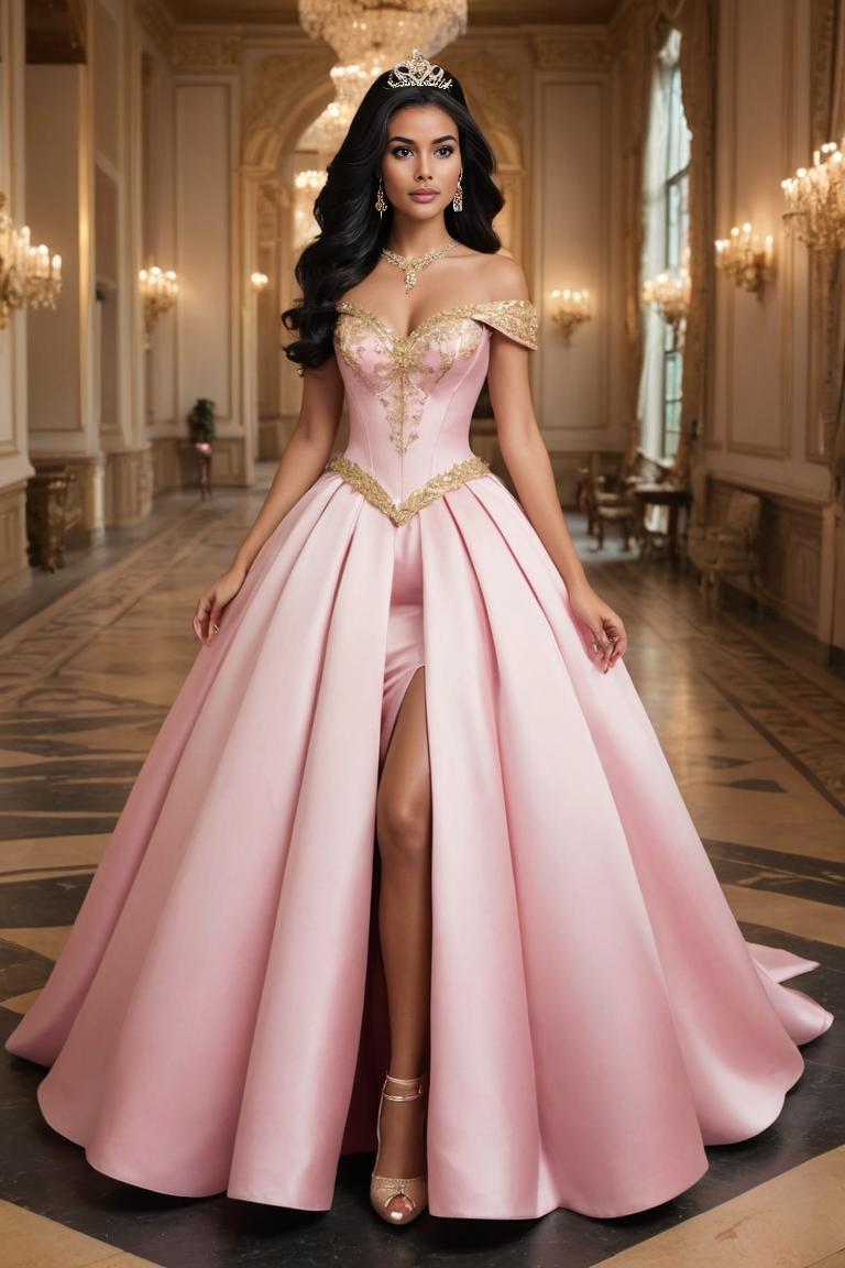 Photify AI prompt preview for Princess Dress pack - 240 - 2025-04-26T20:11:37.282Z