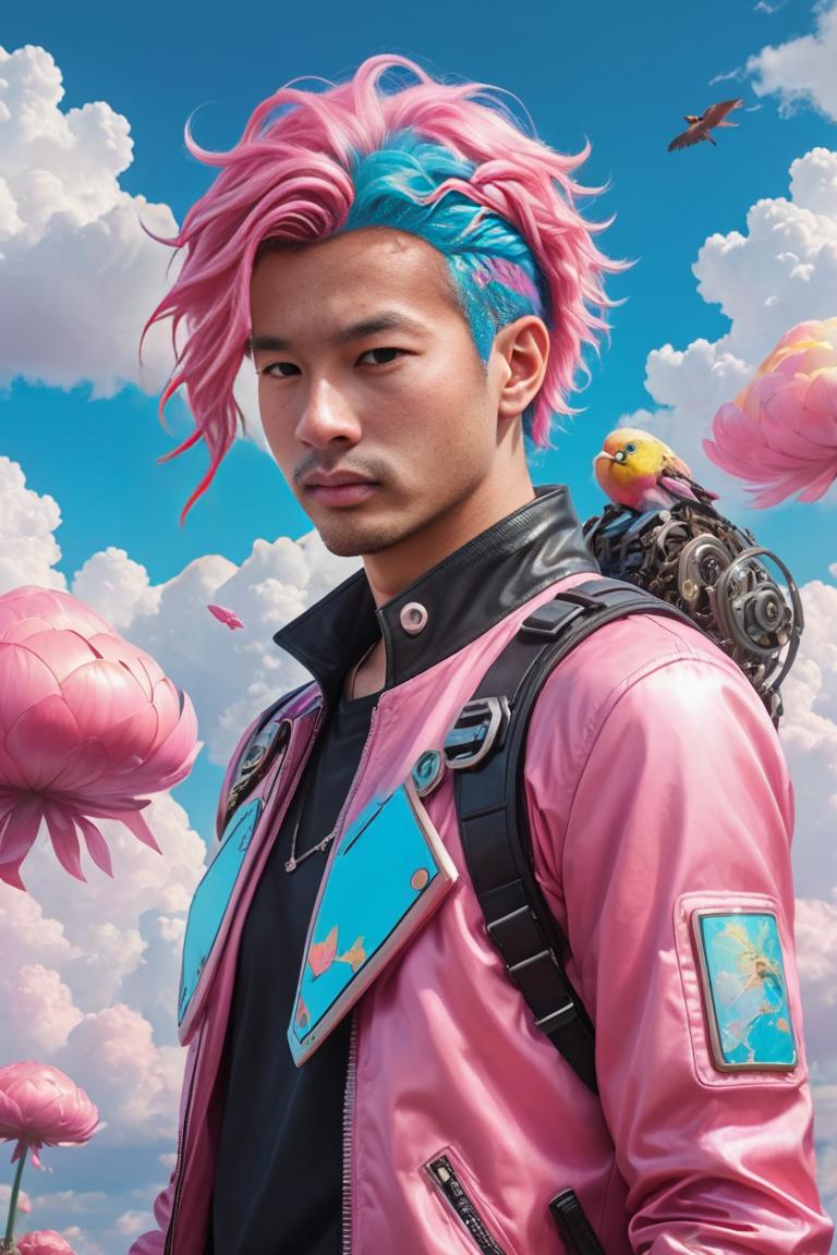 Photify AI prompt preview for Neon Warrior Dream pack - 240 - 2025-11-05T02:21:17.386Z