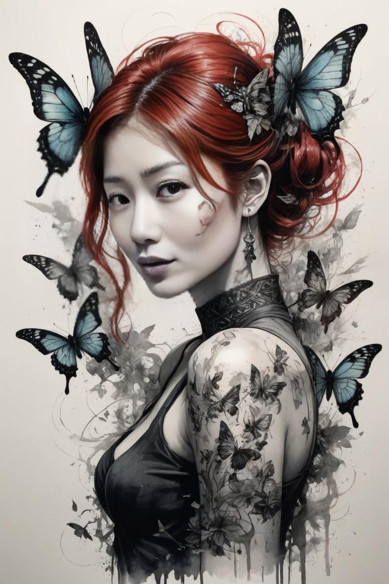 Photify AI prompt preview for Butterfly Fly Away pack - 240 - 2025-04-21T10:39:37.312Z