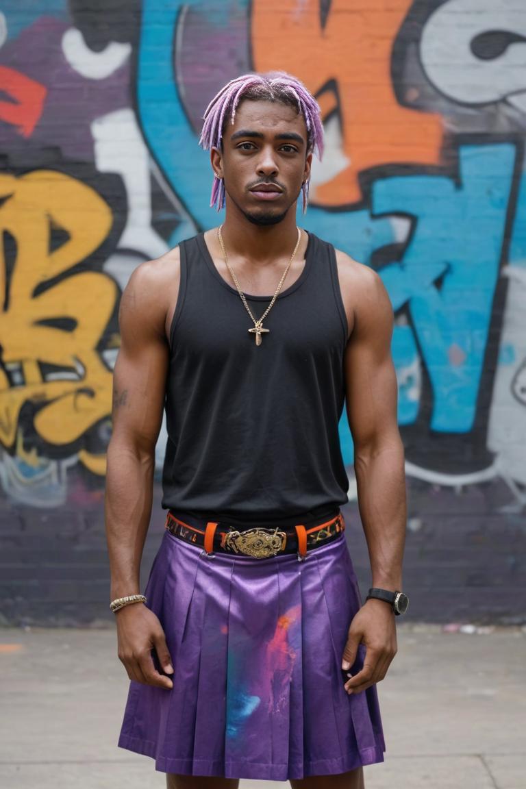 Photify AI prompt preview for Kilted Pop Stars pack - 240 - 2025-12-14T12:42:19.833Z