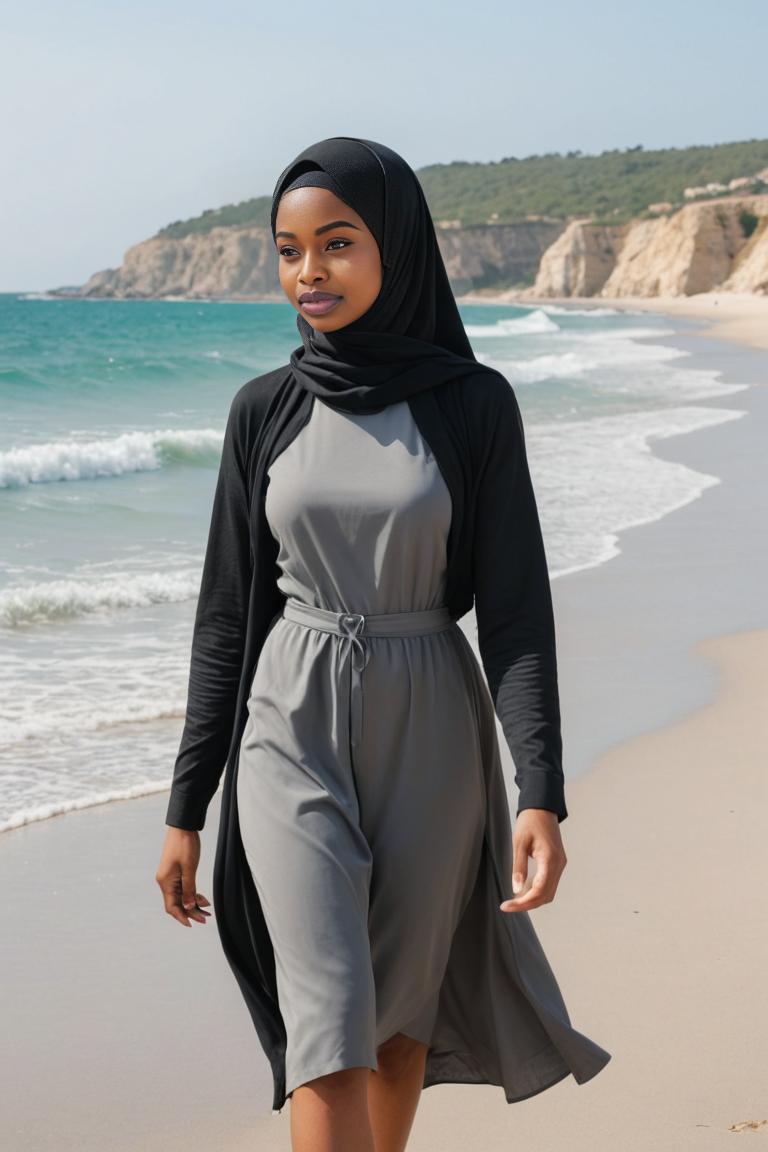 Photify AI prompt preview for Hijab Beach pack - 240 - 2025-05-31T00:15:11.097Z