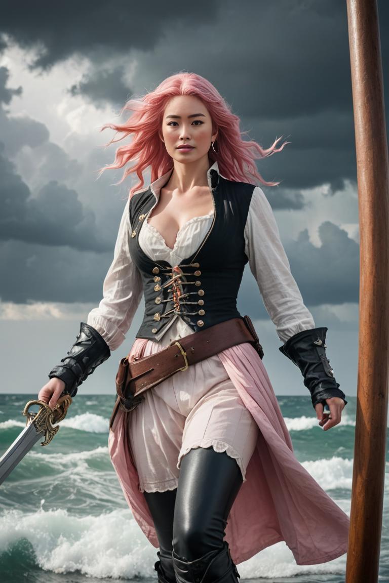 Photify AI prompt preview for Pirate Queen Ithug pack - 240 - 2025-04-30T01:27:35.848Z