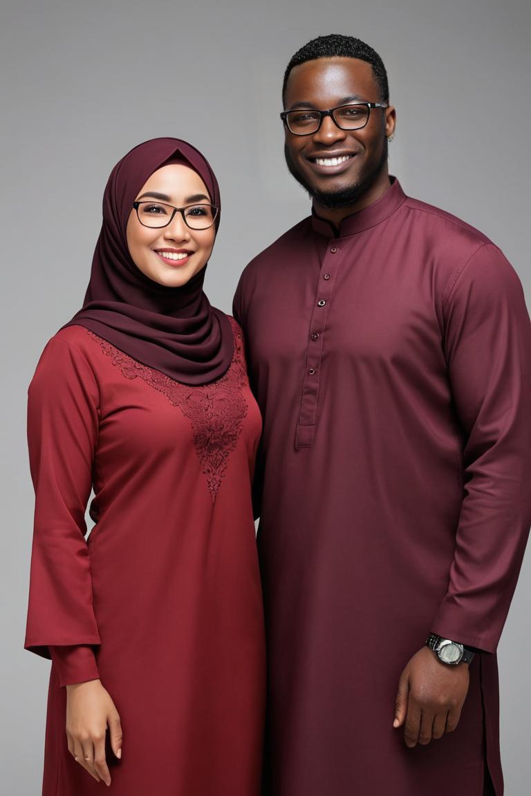 Photify AI prompt preview for Hijabi Couple pack - 240 - 2025-04-28T08:20:07.117Z