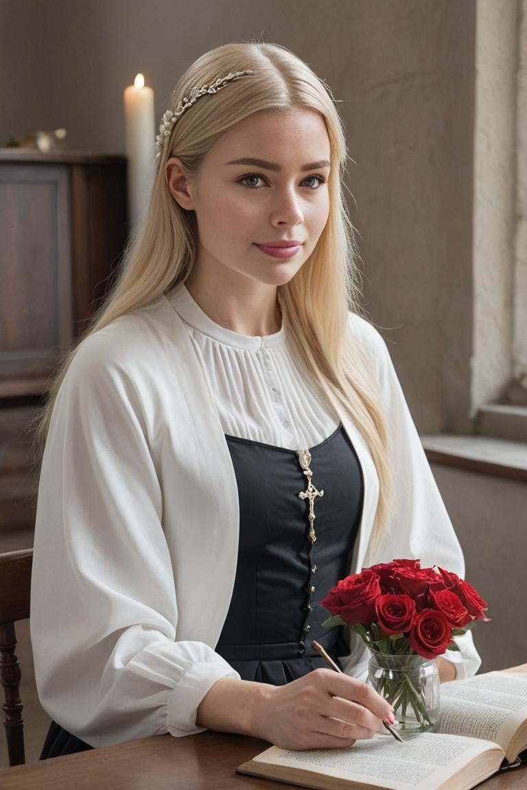 Photify AI prompt preview for Female Saints pack - 240 - 2025-05-21T05:15:20.955Z