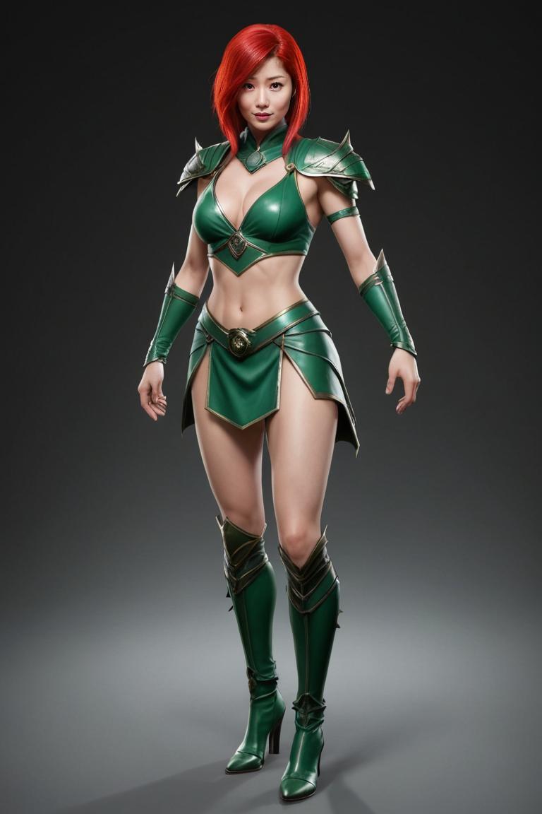 Photify AI prompt preview for Mortal Kombat (female) pack - 240 - 2025-04-30T16:27:06.572Z