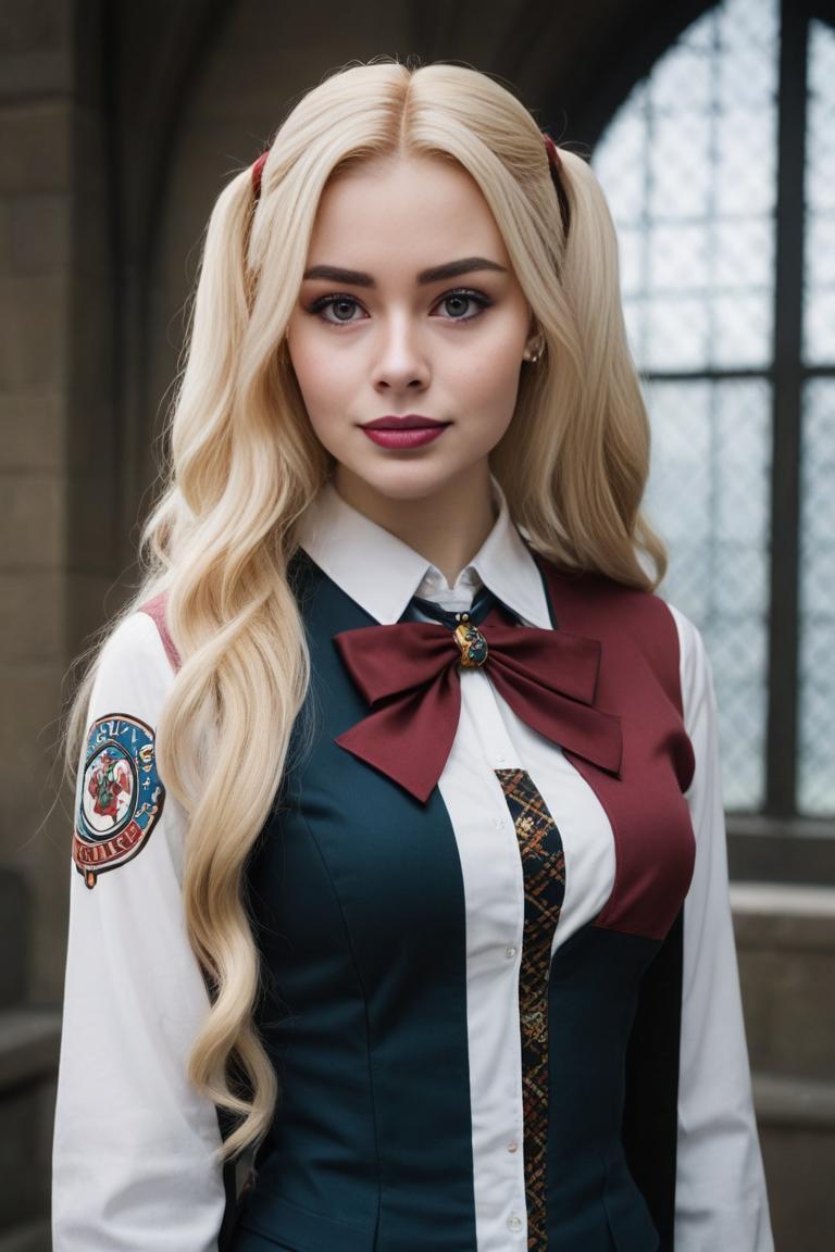 Photify AI prompt preview for Harley Quinn In Hogwarts pack - 240 - 2025-07-13T08:35:50.914Z