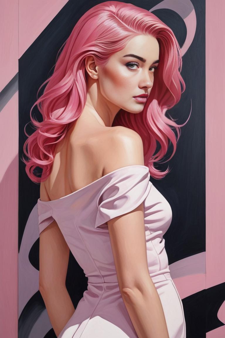 Photify AI prompt preview for Imagined By Patrick Nagel pack - 240 - 2025-04-27T16:45:49.461Z