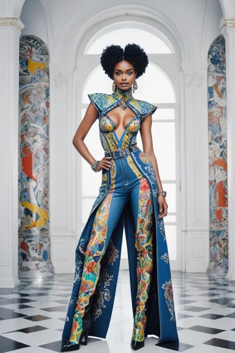 Photify AI prompt preview for Gaultier Couture pack - 240 - 2025-04-23T23:21:20.081Z