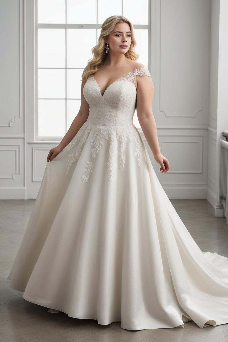 Photify AI prompt preview for Plus Size Wedding pack - 240 - 2025-04-21T15:05:04.312Z