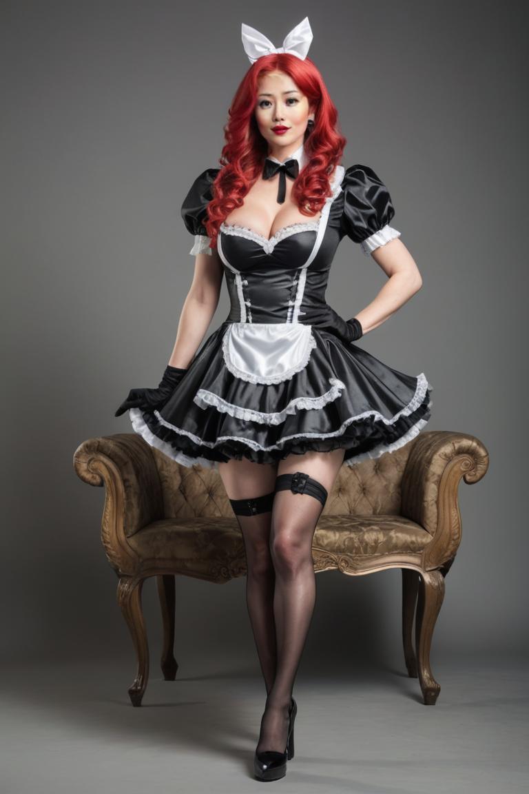 Photify AI prompt preview for Sissy French Maid pack - 240 - 2025-05-09T08:24:00.153Z