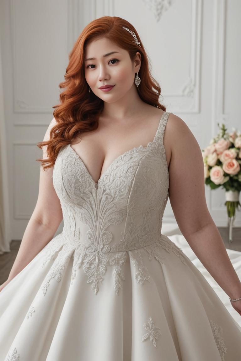 Photify AI prompt preview for Plus Size Wedding pack - 240 - 2025-04-21T15:05:04.312Z