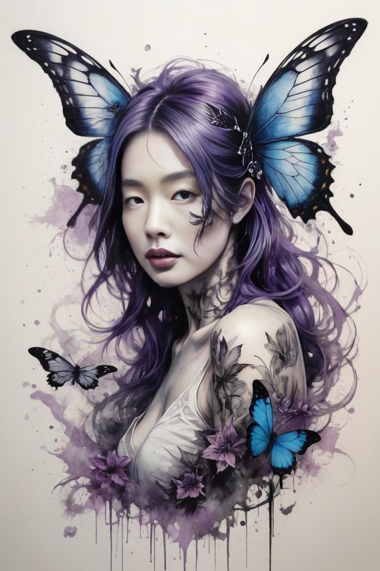Photify AI prompt preview for Butterfly Fly Away pack - 240 - 2025-04-21T10:39:37.312Z