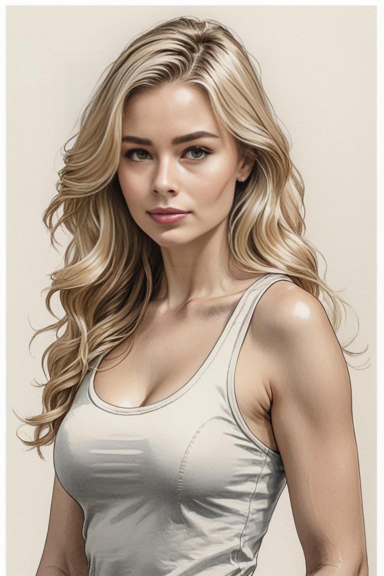 Photify AI prompt preview for Pencil Sketch Beauties pack - 240 - 2025-09-09T02:25:48.957Z