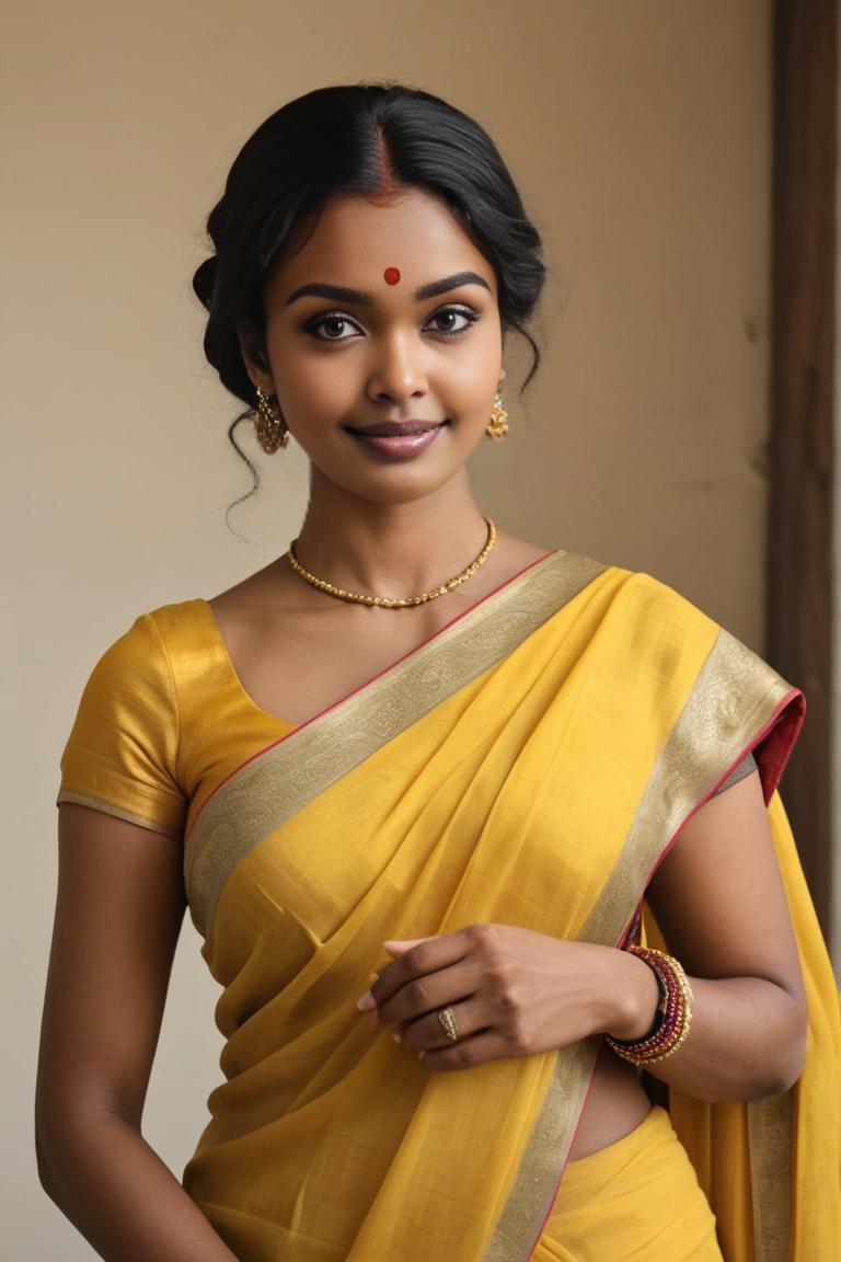 Photify AI prompt preview for Seducing Saree pack - 240 - 2025-05-15T07:04:07.044Z