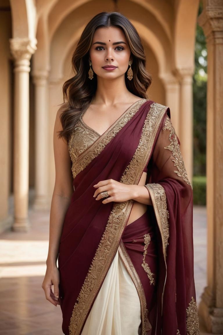 Photify AI prompt preview for Icons In Saree pack - 240 - 2025-04-30T22:27:16.263Z