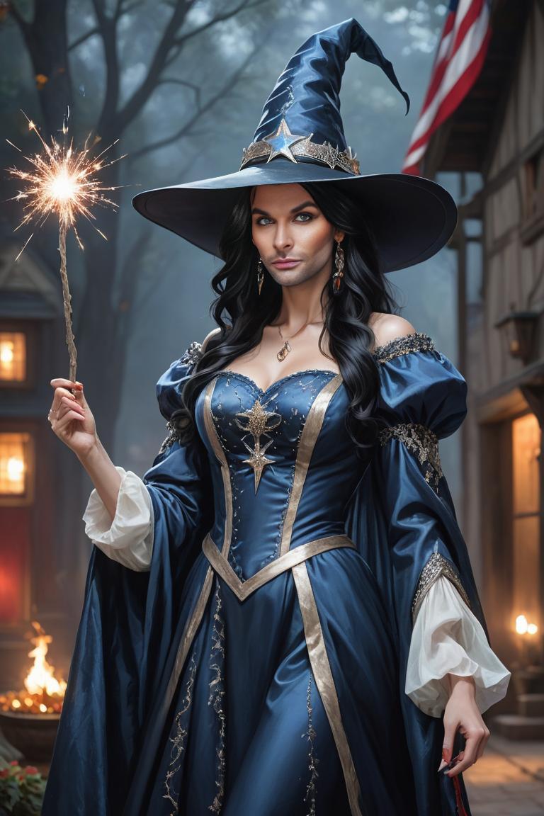 Photify AI prompt preview for Witchy 4th Of July pack - 240 - 2025-08-01T09:06:45.055Z