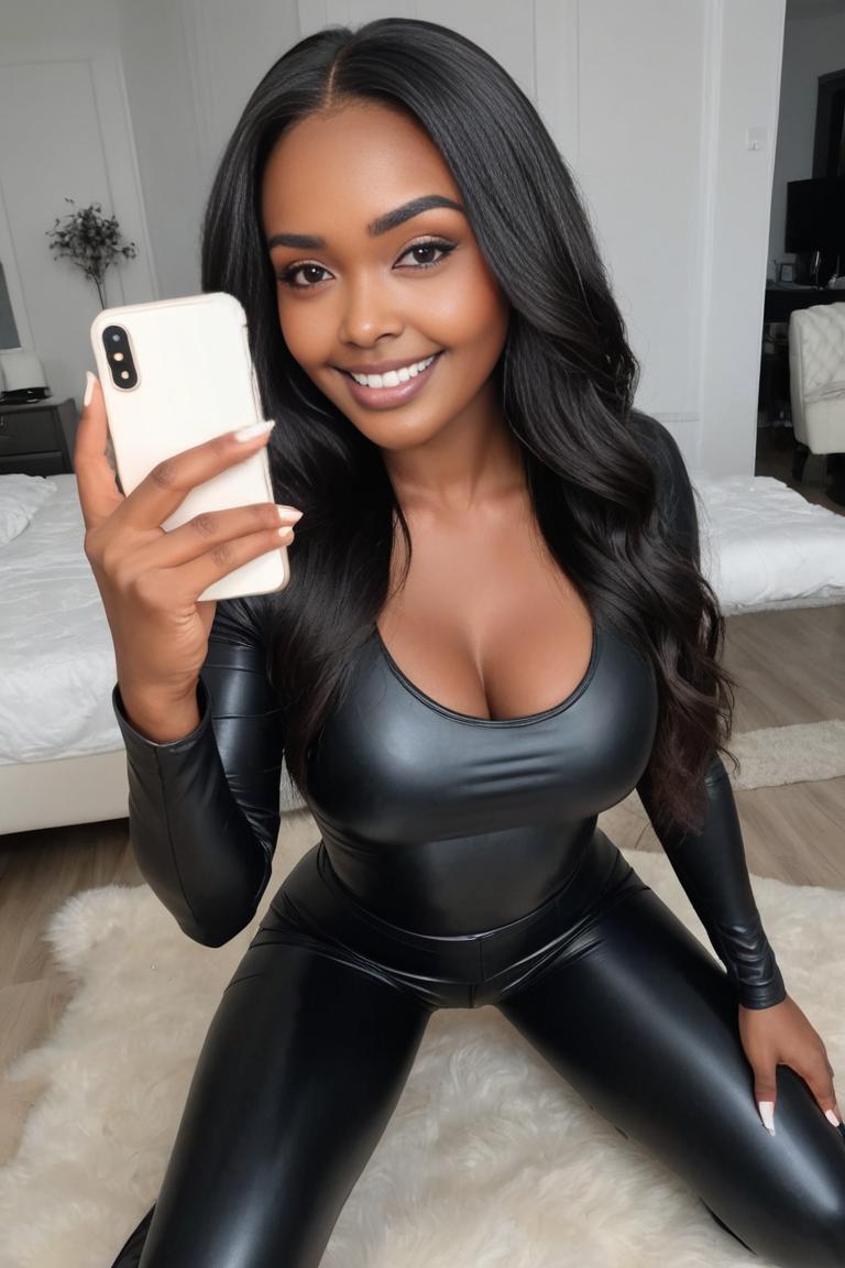 Photify AI prompt preview for Black Fashion Selfie pack - 240 - 2025-05-31T00:38:15.234Z