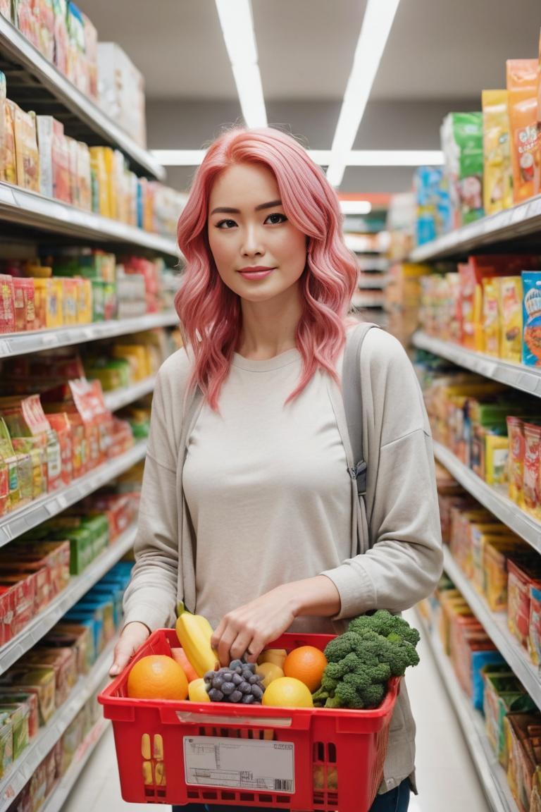 Photify AI prompt preview for Supermarket Shopper pack - 240 - 2025-05-31T00:08:06.052Z