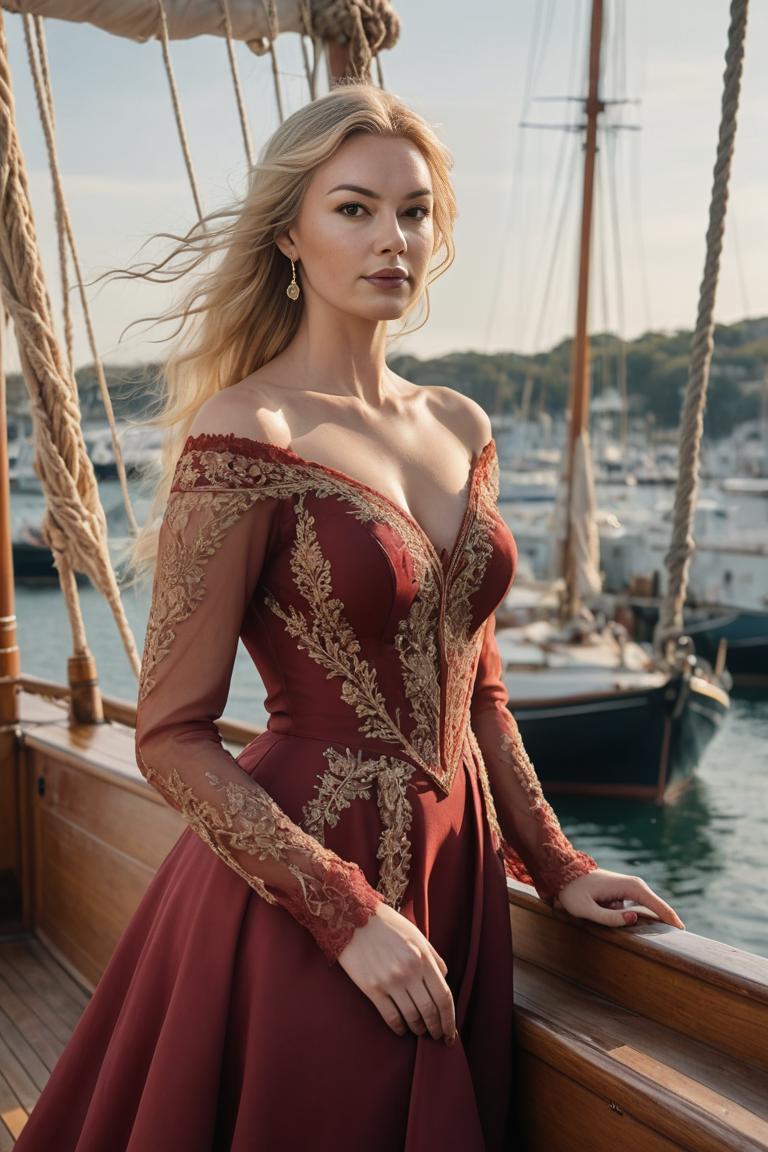Photify AI prompt preview for Red Dress Boat ✨ pack - 240 - 2025-04-19T12:00:24.415Z