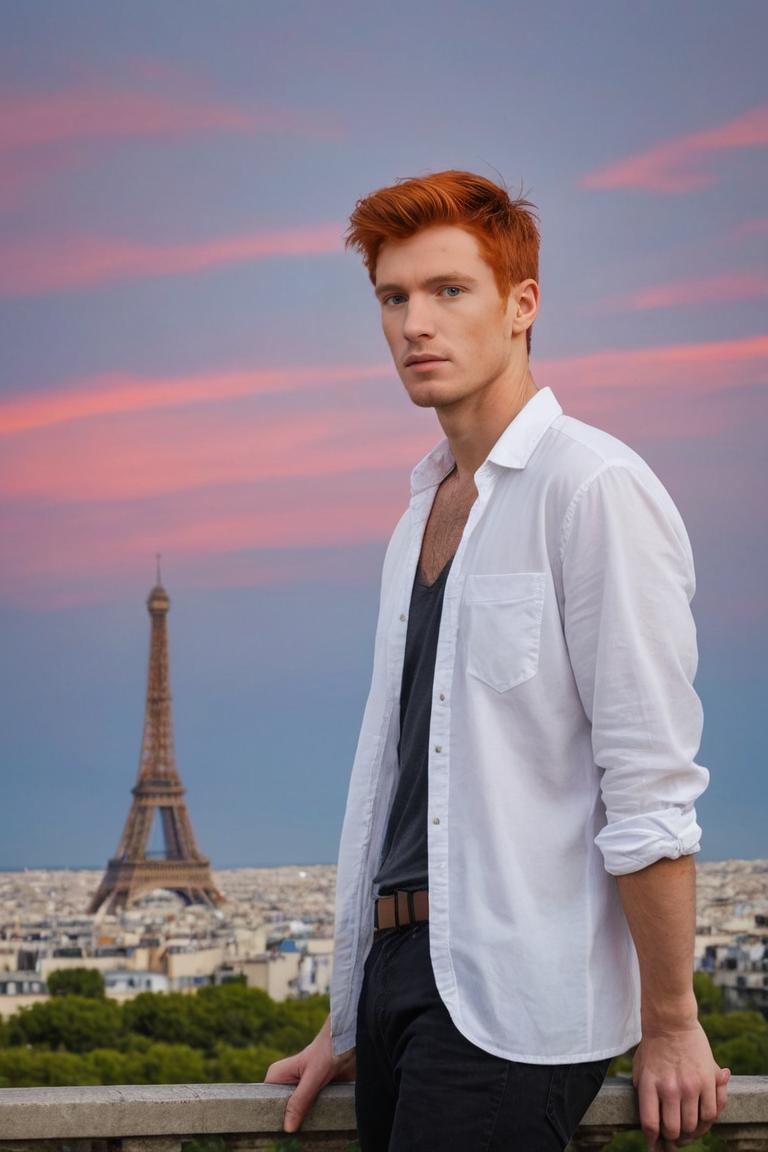 Photify AI prompt preview for Man In Paris pack - 240 - 2025-05-30T23:34:02.954Z