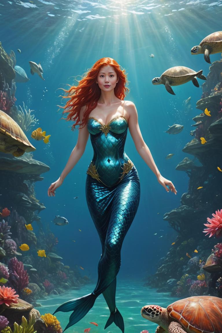 Photify AI prompt preview for Mermaid Royalty pack - 240 - 2025-04-30T01:08:50.208Z
