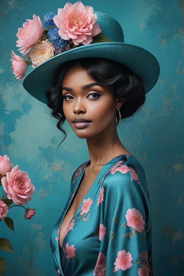 Photify AI prompt preview for Teal Portrait pack - 240 - 2025-04-26T17:09:54.764Z