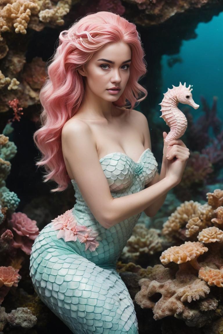 Photify AI prompt preview for Wild Mermaids pack - 240 - 2025-05-09T08:05:04.682Z