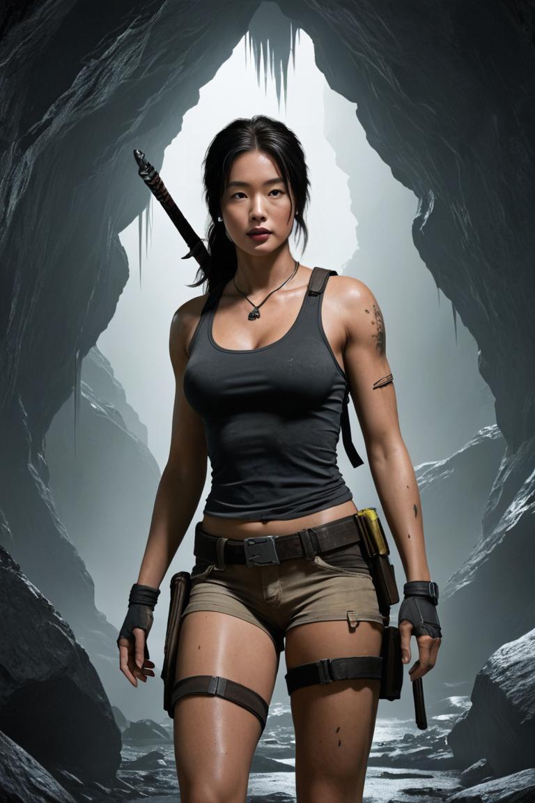Photify AI prompt preview for Lara Croft / Tomb Raider pack - 240 - 2025-04-21T11:16:03.949Z