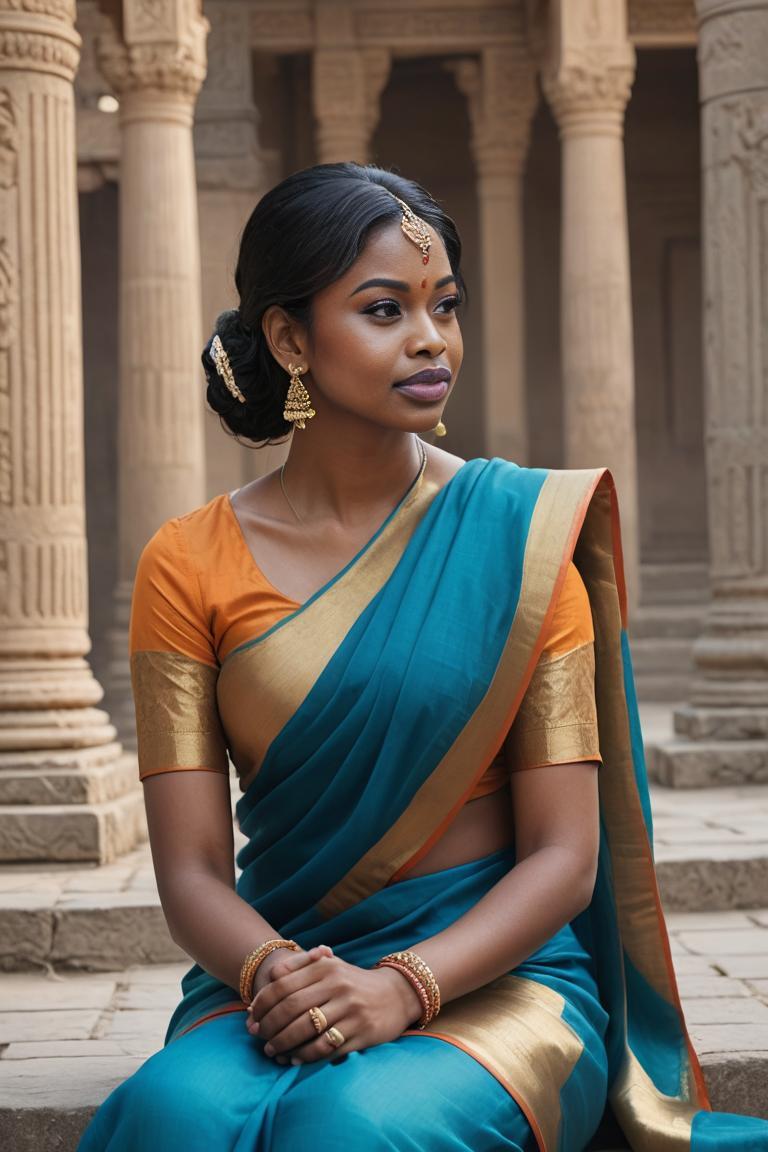 Photify AI prompt preview for Saree Glam pack - 240 - 2025-04-28T02:35:43.916Z