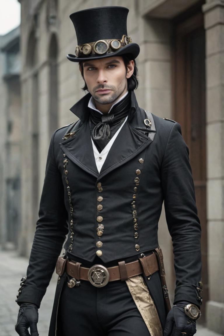 Photify AI prompt preview for Steampunk Outfit pack - 240 - 2025-05-09T04:57:34.894Z
