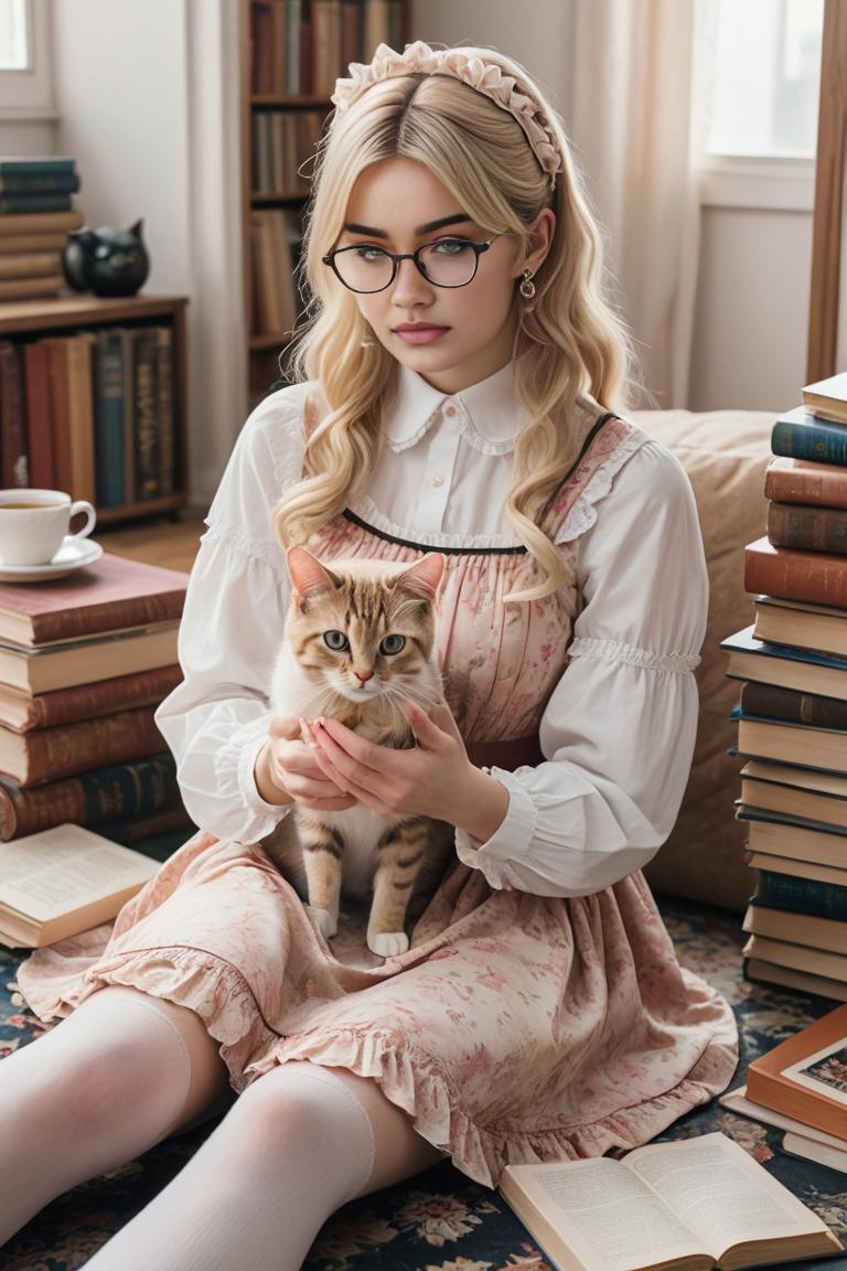 Photify AI prompt preview for Cute Bookworms pack - 240 - 2025-04-30T01:34:34.615Z