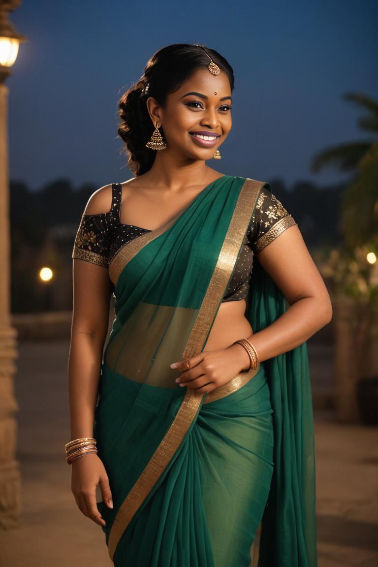 Photify AI prompt preview for Bbw Muse In Saree pack - 240 - 2025-05-31T00:17:16.571Z