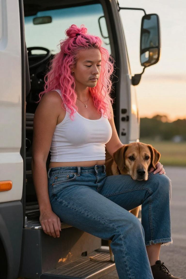 Photify AI prompt preview for Trucker & Pup pack - 240 - 2026-09-21T13:31:41.388Z