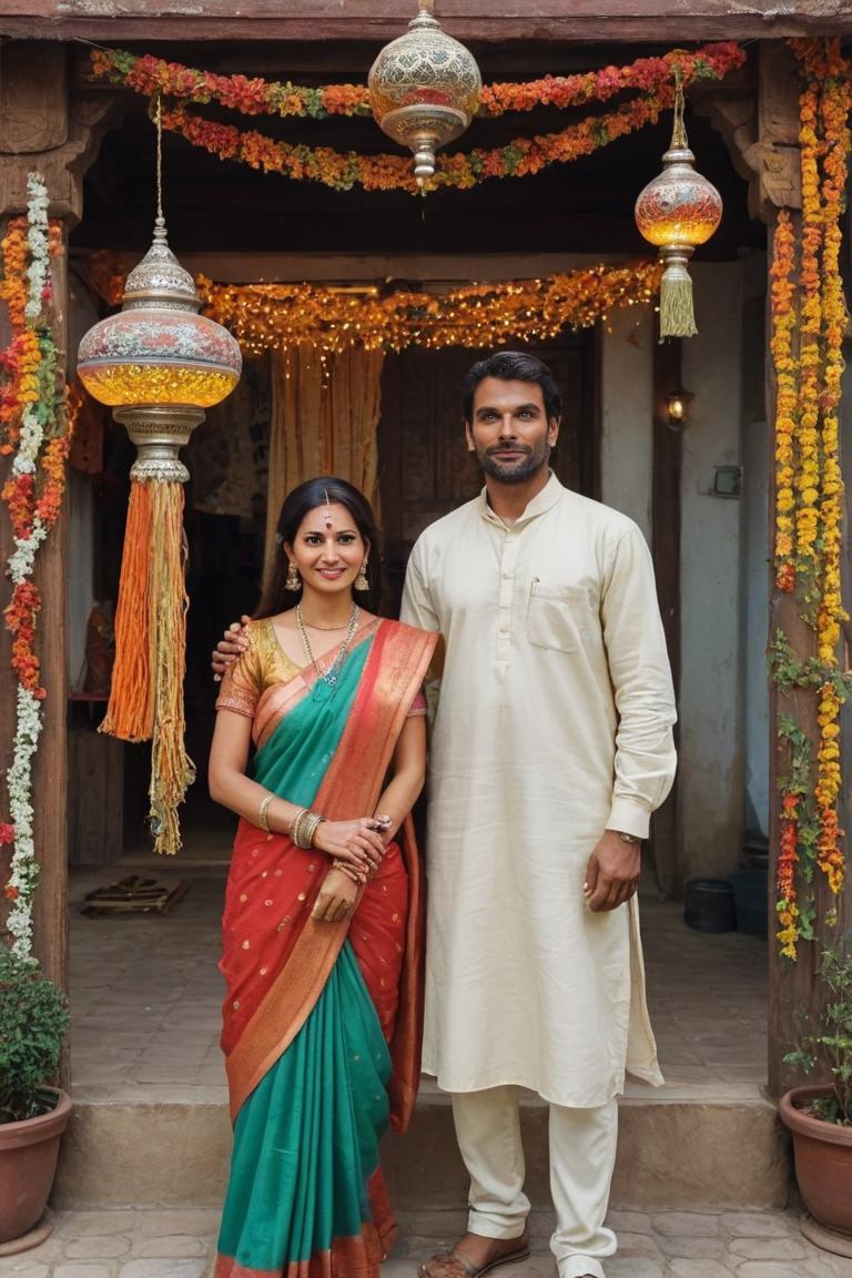Photify AI prompt preview for Indian Couples pack - 240 - 2025-05-09T05:39:57.548Z