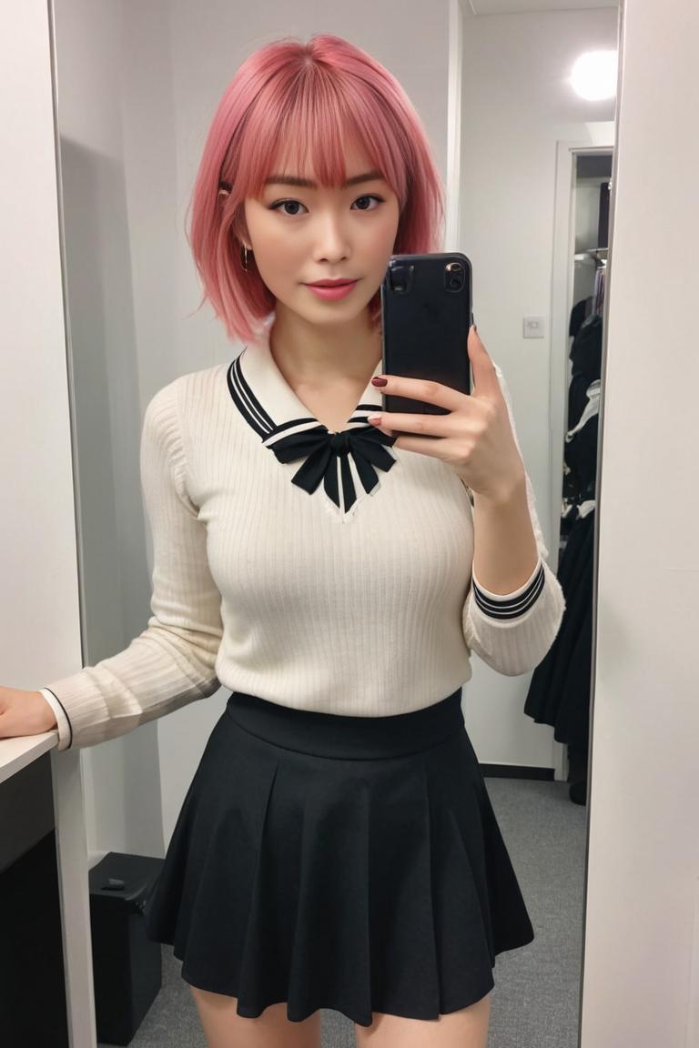 Photify AI prompt preview for Mirror Selfie pack - 240 - 2025-04-27T04:39:49.228Z