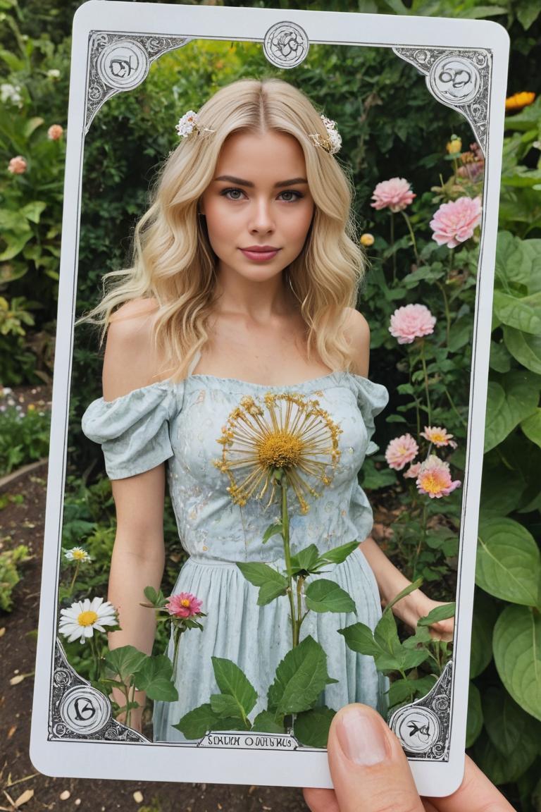 Photify AI prompt preview for Woman Tarot Read pack - 240 - 2025-05-31T00:33:40.072Z