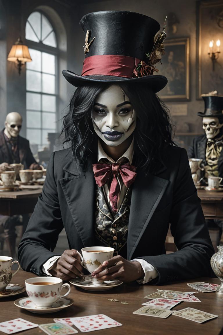 Photify AI prompt preview for Zombie Hatter pack - 240 - 2025-08-01T08:13:42.330Z