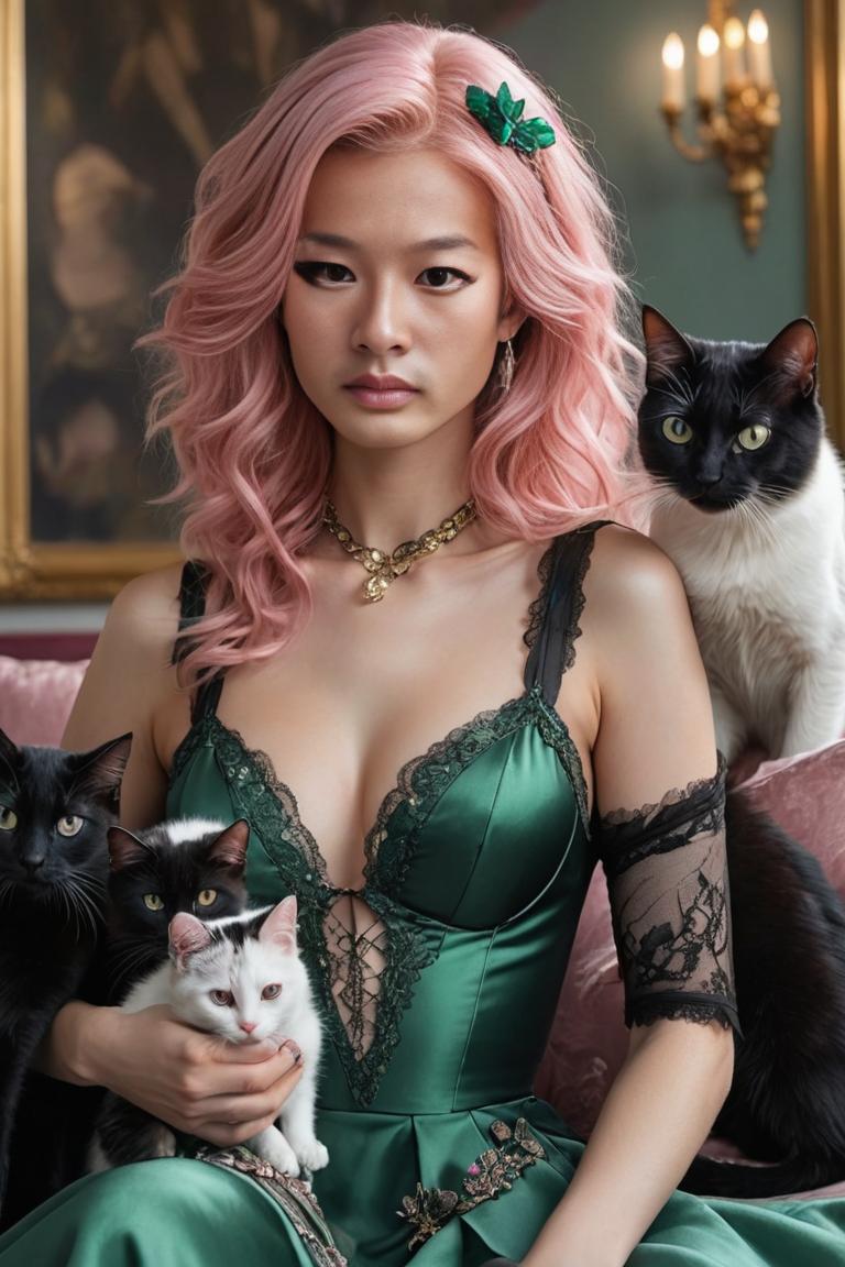 Photify AI prompt preview for Feline Enchantment pack - 240 - 2025-05-30T23:39:58.957Z