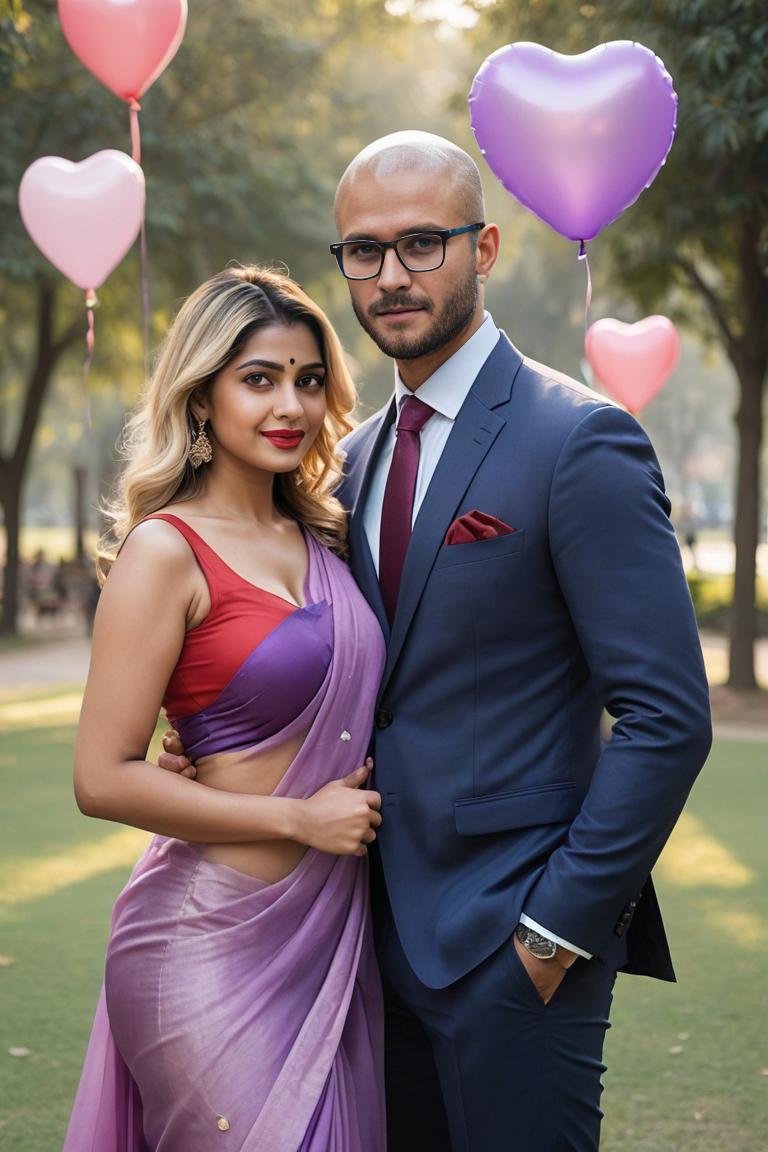 Photify AI prompt preview for Romantic Desi Couple pack - 240 - 2025-04-21T14:43:38.599Z