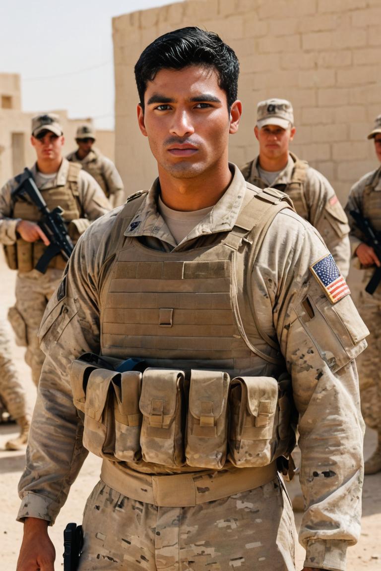 Photify AI prompt preview for American Soldier In War Zone pack - 240 - 2025-05-24T22:51:53.734Z