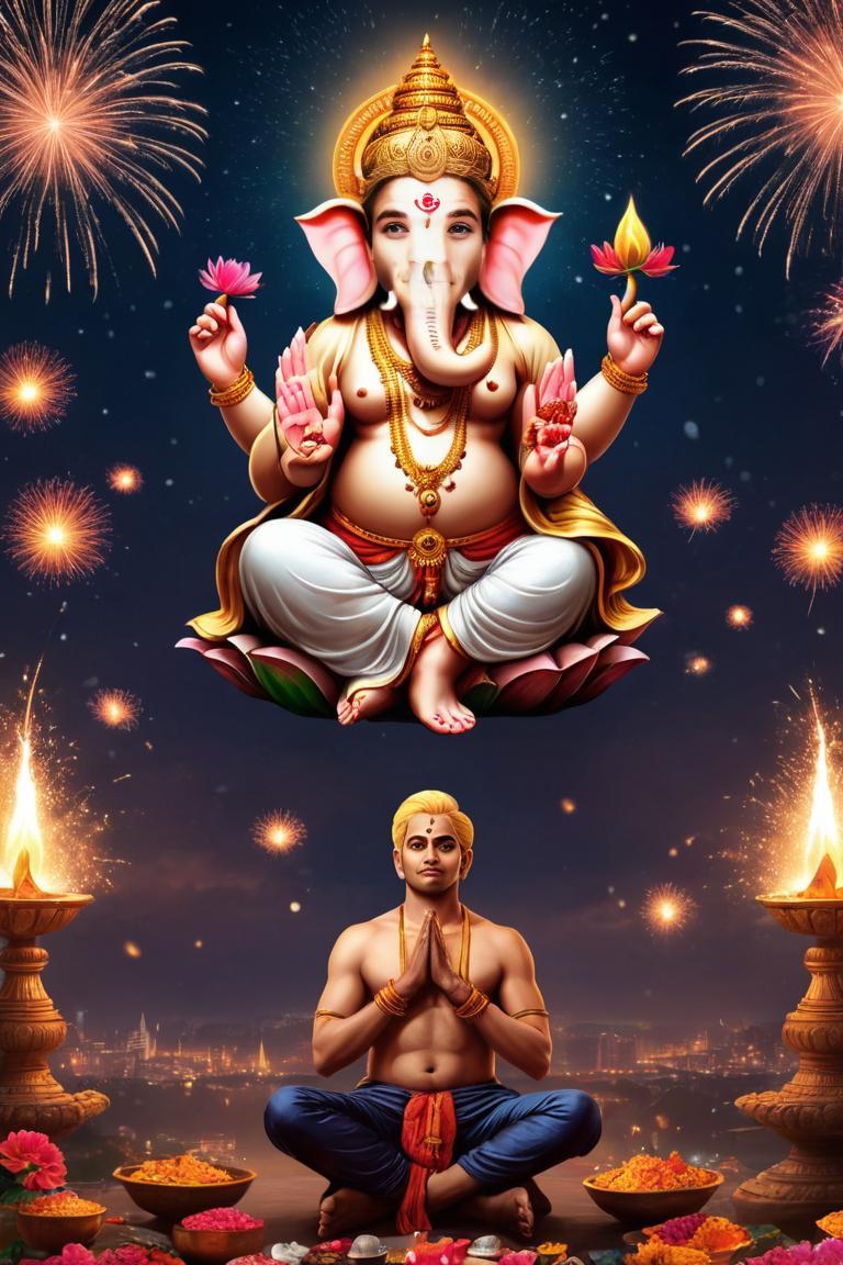 Photify AI prompt preview for Diwali Greeting pack - 240 - 2025-05-09T07:42:05.068Z