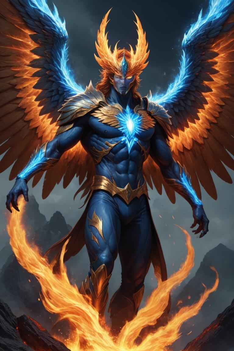 Photify AI prompt preview for Hellfire Phoenix pack - 240 - 2025-06-21T20:49:08.514Z