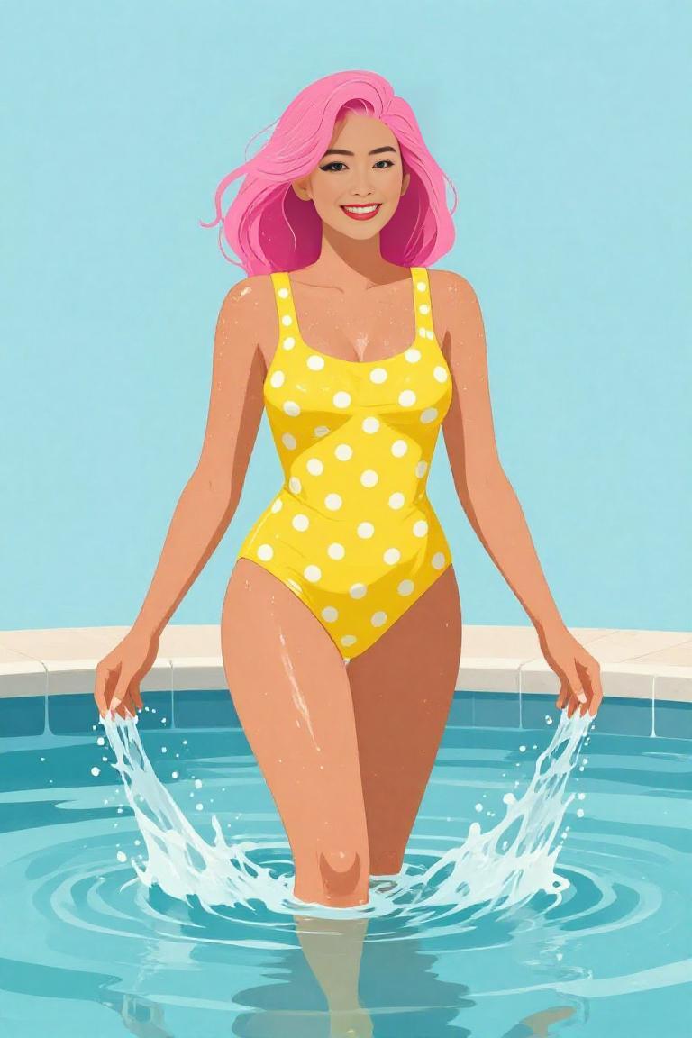Photify AI prompt preview for Village Pool Illustrated pack - 240 - 2026-08-19T17:33:41.065Z