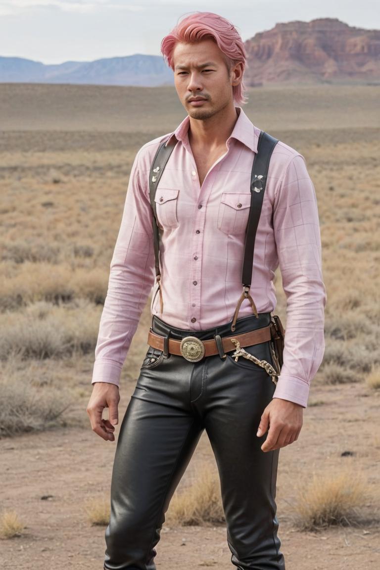Photify AI prompt preview for Leather Cowboy Vibes pack - 240 - 2025-09-03T15:01:12.583Z
