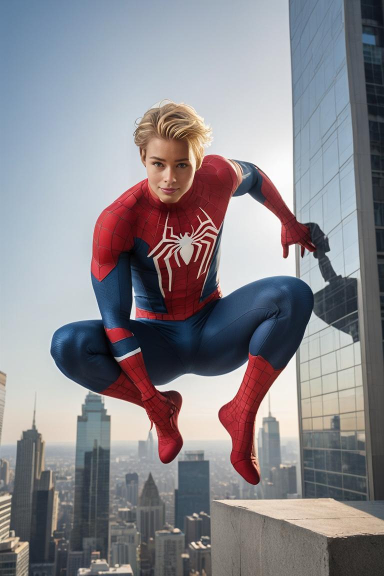 Photify AI prompt preview for Spidey Poses pack - 240 - 2025-12-15T17:36:54.375Z